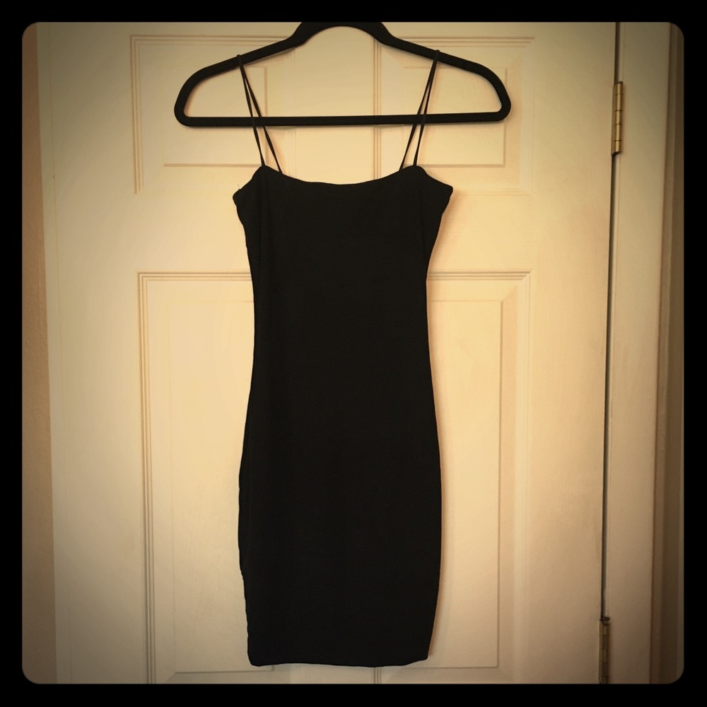 Fashion Nova Black Bodycon Mini Dress